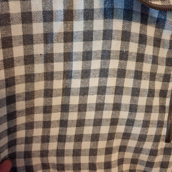 Andree by Unit Plaid Quarter Zip Long Sleeve Shirt Size 1X - Picture 7 of 9